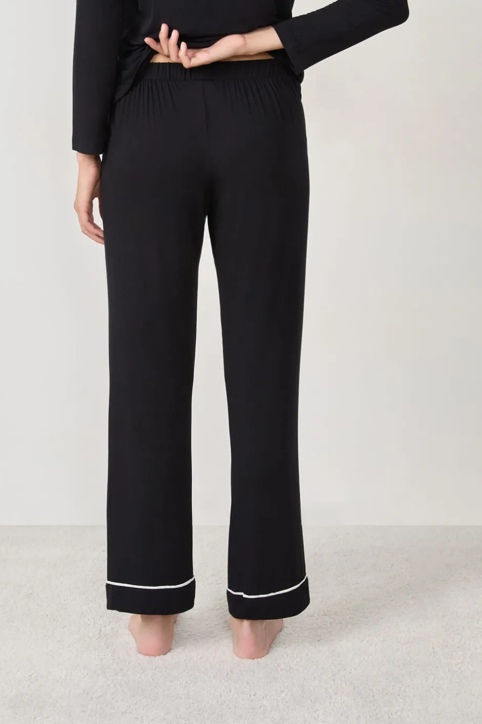 ETAM Pijamas Esenciales|Partes De Abajo De Pijama|Pantalón de pijama NEGRO