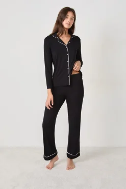 ETAM Pijamas Esenciales|Partes De Abajo De Pijama|Pantalón de pijama NEGRO