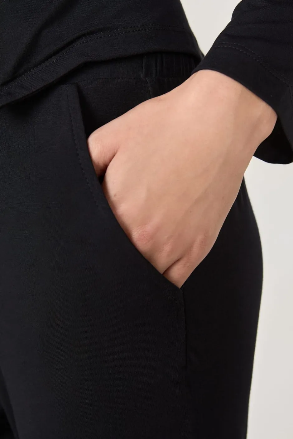 ETAM Pijamas Esenciales|Partes De Abajo De Pijama|Pantalón de pijama NEGRO