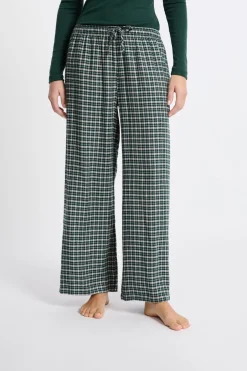 ETAM Partes De Abajo De Pijama|Los Pijamas Más Responsables|Pantalón de pijama a cuadros VERDE