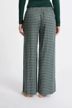 ETAM Partes De Abajo De Pijama|Los Pijamas Más Responsables|Pantalón de pijama a cuadros VERDE