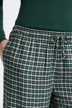 ETAM Partes De Abajo De Pijama|Los Pijamas Más Responsables|Pantalón de pijama a cuadros VERDE