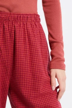 ETAM Partes De Abajo De Pijama|Los Pijamas Más Responsables|Pantalón de pijama a cuadros de algodón LADRILLO ROUX