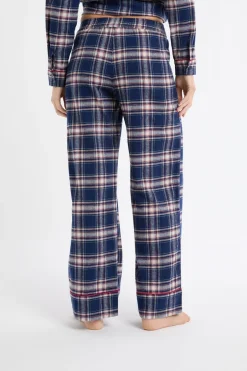 ETAM Los Pijamas Más Responsables|Partes De Abajo De Pijama|Pantalón de pijama a cuadros de algodón marino