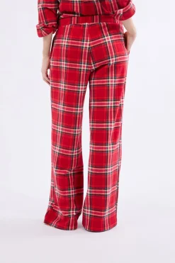 ETAM Pijamas Calentitos|Partes De Abajo De Pijama|Pantalón de pijama a cuadros ROJO