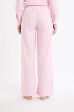 ETAM Los Pijamas Más Responsables|Partes De Abajo De Pijama|Pantalón de pijama a cuadros de algodón ROSA