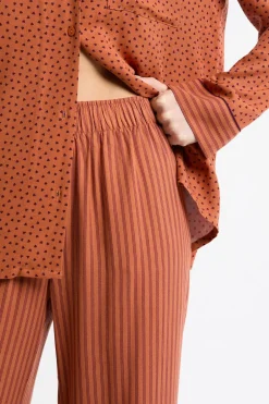 ETAM Los Pijamas Más Responsables|Partes De Abajo De Pijama|Pantalón de pijama a rayas MARR&Oacute;N