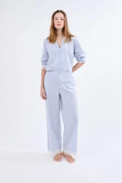 ETAM Partes De Abajo De Pijama|Los Pijamas Más Responsables|Pantalón de pijama a rayas AZUL