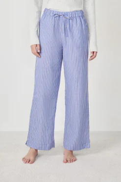 ETAM Partes De Abajo De Pijama|Los Pijamas Más Responsables|Pantalón de pijama a rayas AZUL