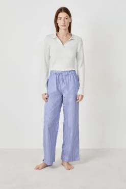 ETAM Partes De Abajo De Pijama|Los Pijamas Más Responsables|Pantalón de pijama a rayas AZUL