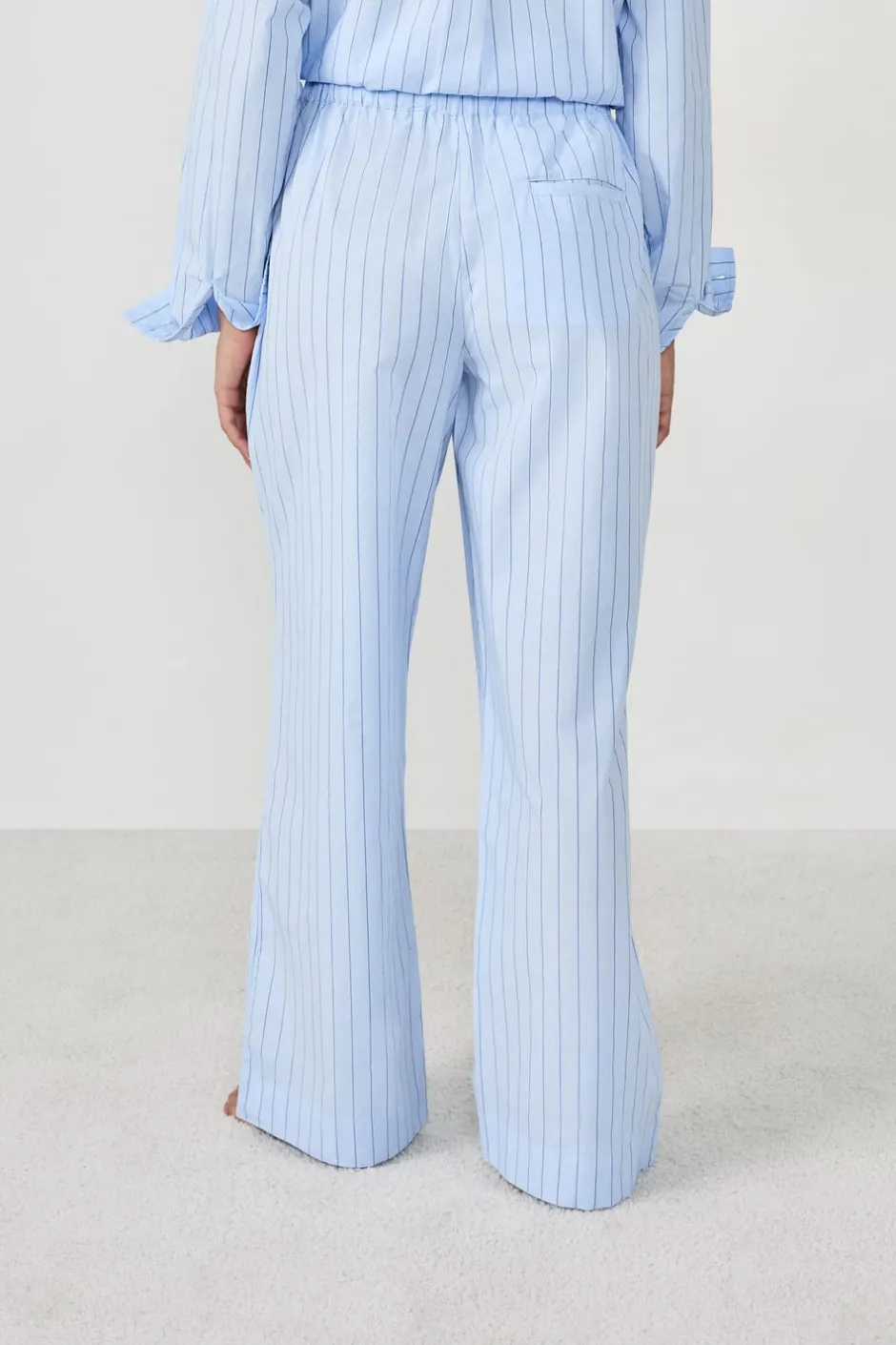 ETAM Partes De Abajo De Pijama|Los Pijamas Más Responsables|Pantalón de pijama a rayas AZUL CIELO