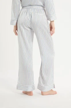 ETAM Partes De Abajo De Pijama|Pantalón de pijama a rayas de satén IMP FD marino