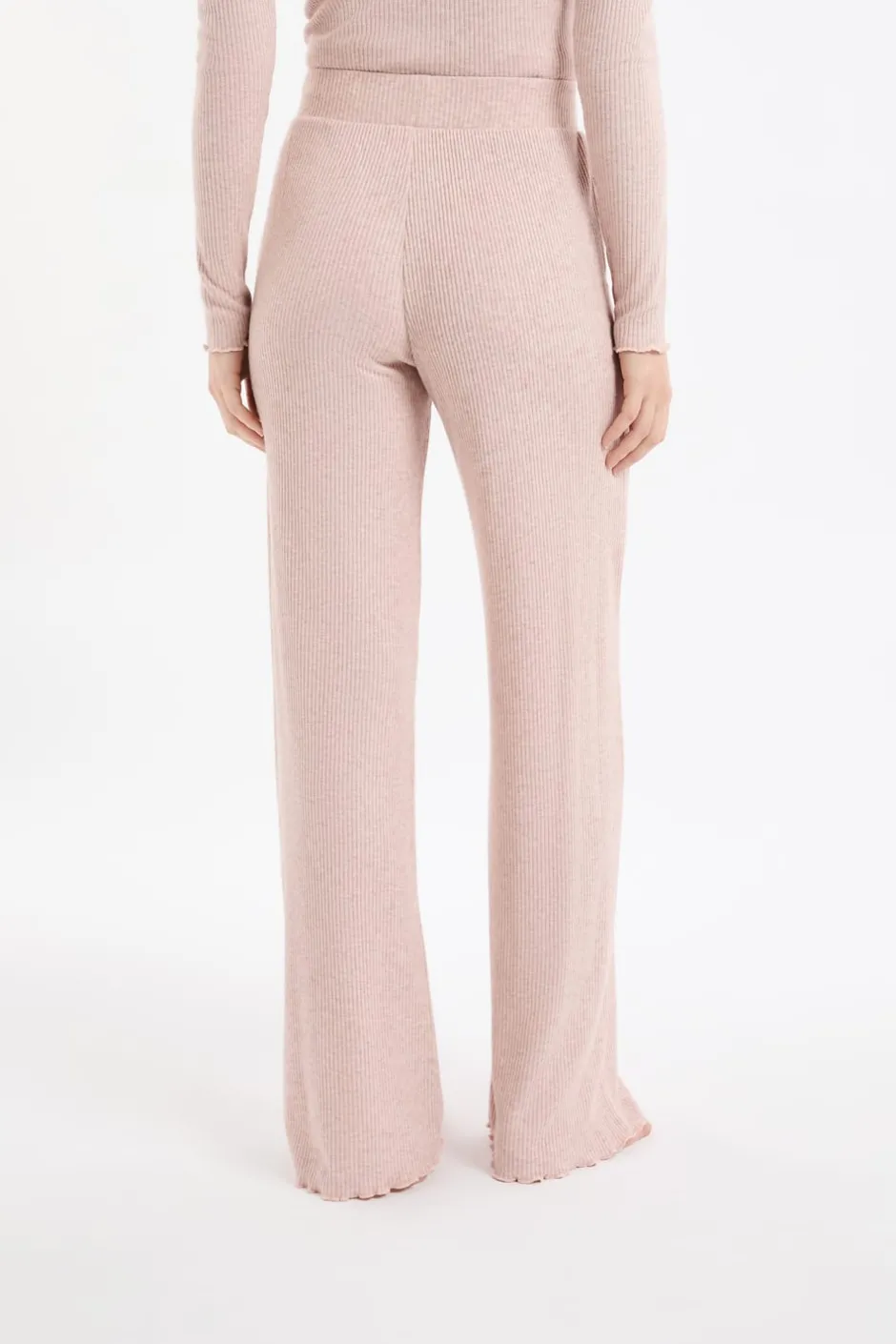 ETAM Homewear|Partes De Abajo De Pijama|Pantalón de pijama acanalado ROSA EMPOLVADO