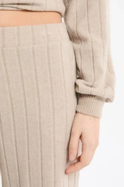 ETAM Homewear|Los Pijamas Más Responsables|Pantalón de pijama ancho TAUPE