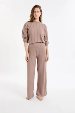 ETAM Homewear|Los Pijamas Más Responsables|Pantalón de pijama ancho MARR&Oacute;N