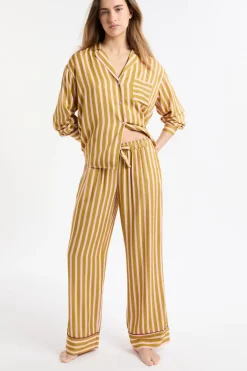 ETAM Los Pijamas Más Responsables|Partes De Abajo De Pijama|Pantalón de pijama bicolor a rayas MULTICOLOR