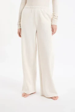 ETAM Homewear|Los Pijamas Más Responsables|Pantalón de pijama con cintura elástica y algodón BEIGE