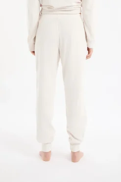 ETAM Homewear|Los Pijamas Más Responsables|Pantalón de pijama con cintura elástica crudo