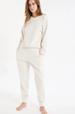 ETAM Homewear|Los Pijamas Más Responsables|Pantalón de pijama con cintura elástica crudo