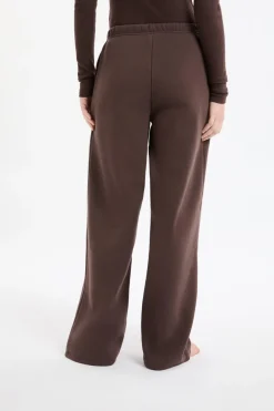 ETAM Homewear|Los Pijamas Más Responsables|Pantalón de pijama con cintura elástica y algodón CHOCOLATE
