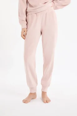 ETAM Homewear|Los Pijamas Más Responsables|Pantalón de pijama con cintura elástica ROSA EMPOLVADO