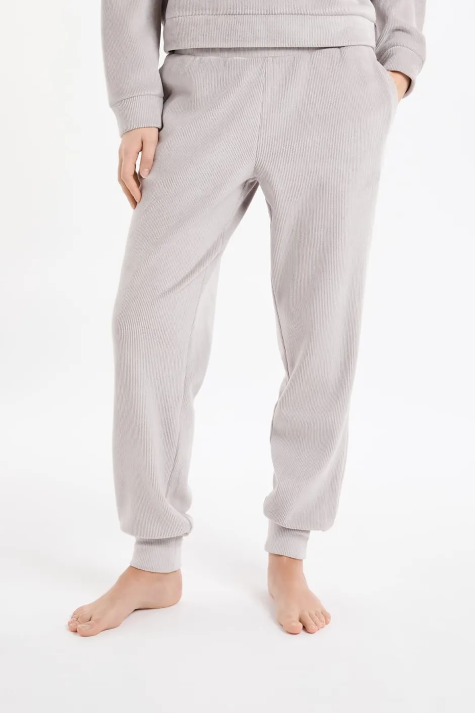 ETAM Homewear|Los Pijamas Más Responsables|Pantalón de pijama con cintura elástica GRIS