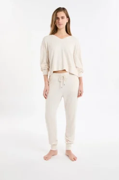 ETAM Homewear|Partes De Abajo De Pijama|Pantalón de pijama con cordón BEIGE