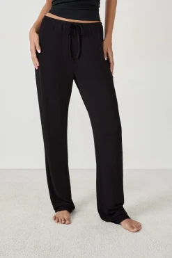 ETAM Homewear|Partes De Abajo De Pijama|Pantalón de pijama con cordón NEGRO