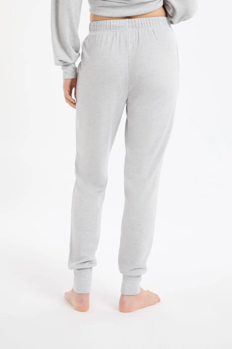 ETAM Homewear|Partes De Abajo De Pijama|Pantalón de pijama con cordón GRIS CLARO