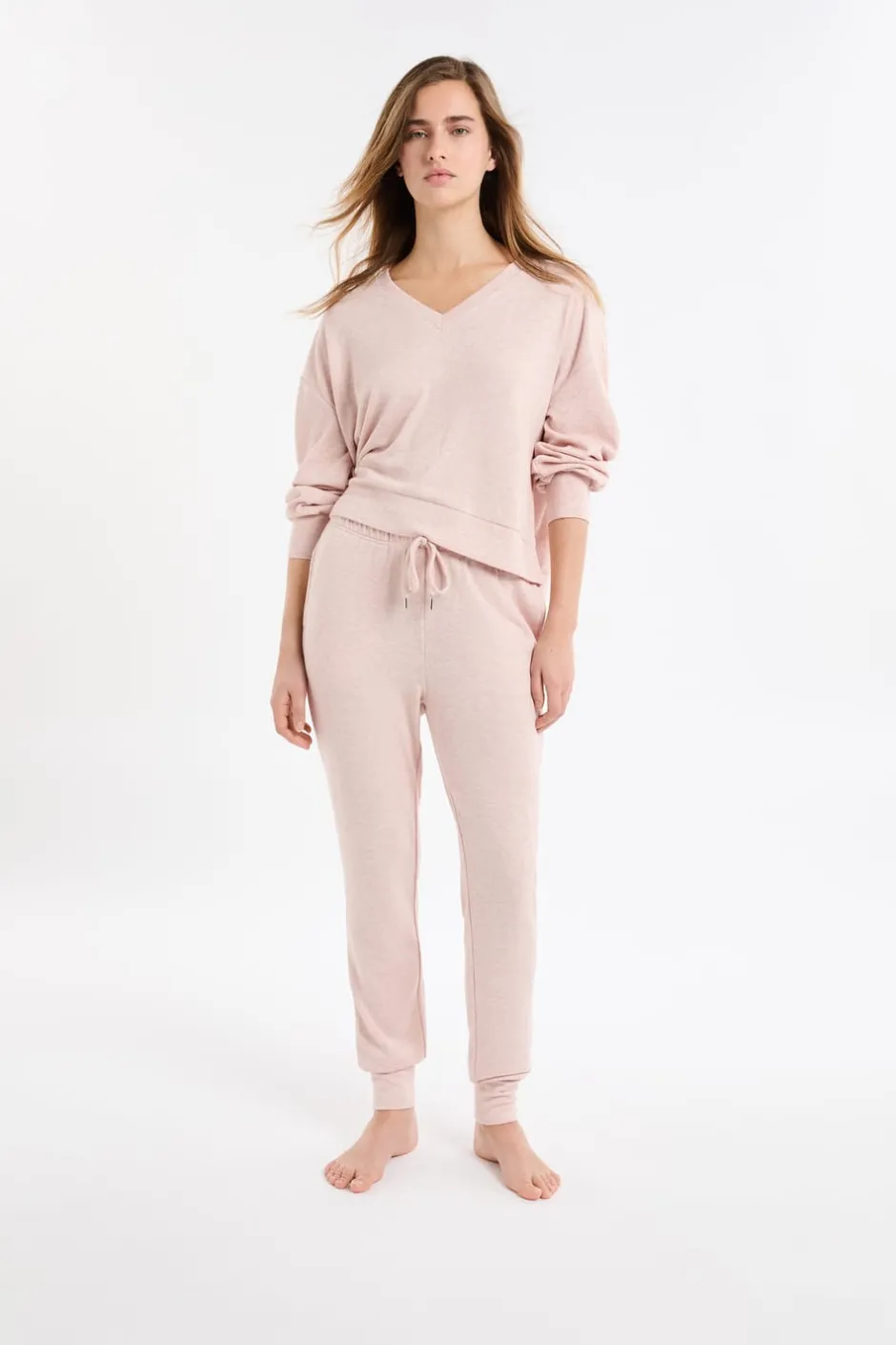ETAM Homewear|Partes De Abajo De Pijama|Pantalón de pijama con cordón ROSA EMPOLVADO