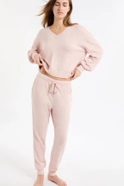 ETAM Homewear|Partes De Abajo De Pijama|Pantalón de pijama con cordón ROSA EMPOLVADO