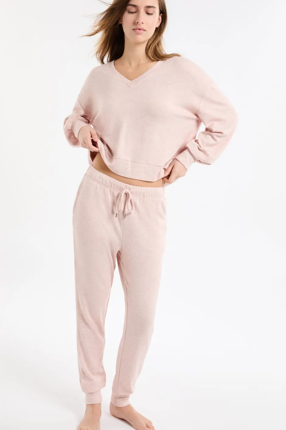 ETAM Homewear|Partes De Abajo De Pijama|Pantalón de pijama con cordón ROSA EMPOLVADO