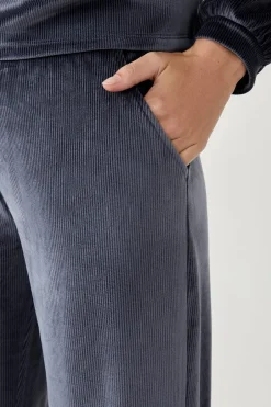 ETAM Pijamas Calentitos|Partes De Abajo De Pijama|Pantalón de pijama con efecto terciopelo AZUL NOCHE