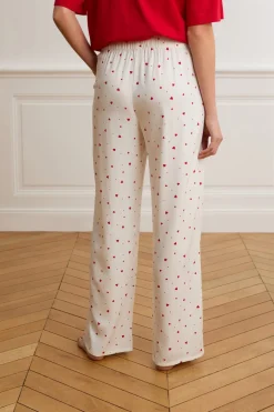 ETAM Los Pijamas Más Responsables|Partes De Abajo De Pijama|Pantalón de pijama con estampado de corazones IMP FD crudo
