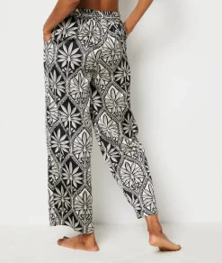 ETAM Partes De Abajo De Pijama|Pantalón de pijama con estampado floral IMP FD NEGRO