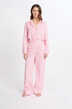 ETAM Los Pijamas Más Responsables|Partes De Abajo De Pijama|Pantalón de pijama de algodón estampados ROSA