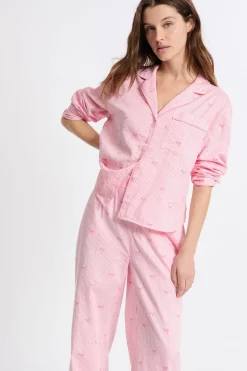 ETAM Los Pijamas Más Responsables|Partes De Abajo De Pijama|Pantalón de pijama de algodón estampados ROSA
