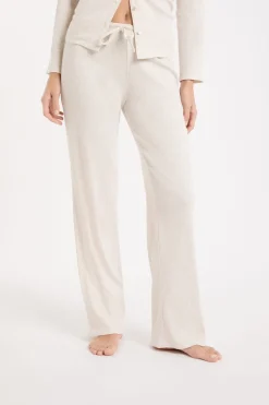 ETAM Los Pijamas Más Responsables|Pijamas Esenciales|Pantalón de pijama de algodón BEIGE