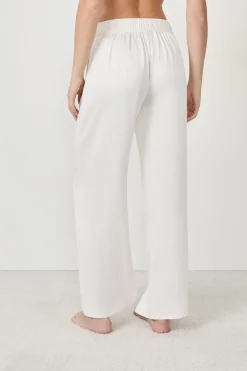 ETAM Pijamas Para Novias|Partes De Abajo De Pijama|Pantalón de pijama de satén CRUDO