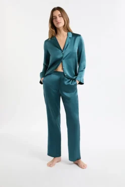 ETAM Pijamas De Seda|Partes De Abajo De Pijama|Pantalón de pijama de seda NATURAL