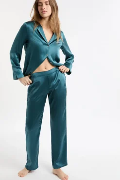 ETAM Pijamas De Seda|Partes De Abajo De Pijama|Pantalón de pijama de seda NATURAL
