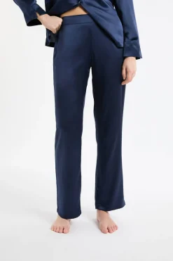 ETAM Pijamas De Seda|Partes De Abajo De Pijama|Pantalón de pijama de seda TRANSPARENTE