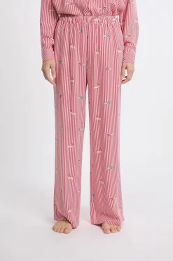 ETAM Los Pijamas Más Responsables|Partes De Abajo De Pijama|Pantalón de pijama estampado ROJO
