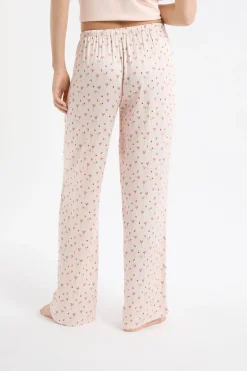 ETAM Partes De Abajo De Pijama|Los Pijamas Más Responsables|Pantalón de pijama estampado ROSA