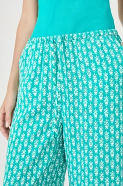 ETAM Partes De Abajo De Pijama|Los Pijamas Más Responsables|Pantalón de pijama estampado VERDE