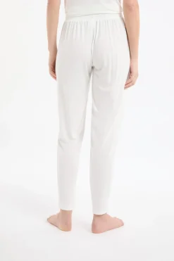 ETAM Pijamas Esenciales|Partes De Abajo De Pijama|Pantalón de pijama liso BLANCO CRUDO