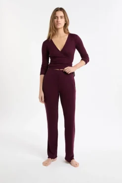ETAM Los Pijamas Más Responsables|Partes De Abajo De Pijama|Pantalón de pijama recto morado