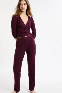 ETAM Los Pijamas Más Responsables|Partes De Abajo De Pijama|Pantalón de pijama recto morado