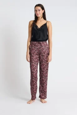 ETAM Partes De Abajo De Pijama|Pantalón de pijama satinado ROSA
