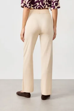 ETAM Corte Recto|Pantalón de punto BEIGE